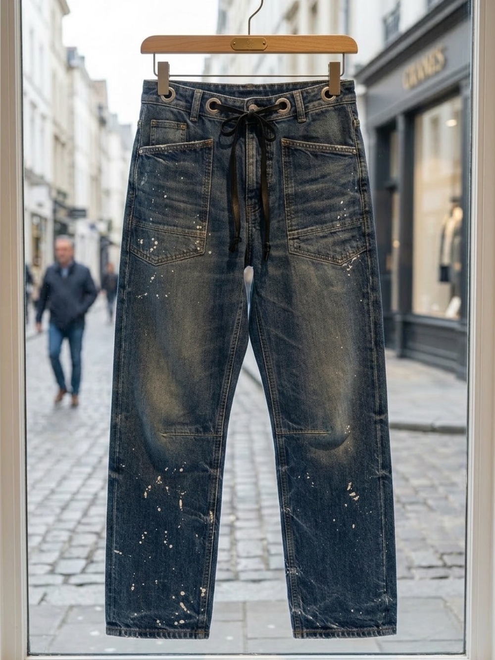 Distressed Boyfriend Barrel Jeans